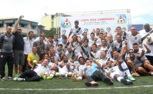 Mesmo sem Falcão, Vasco conquistou a Copa dos Campeões de maneira invicta. (Foto: Vasco Fut 7)